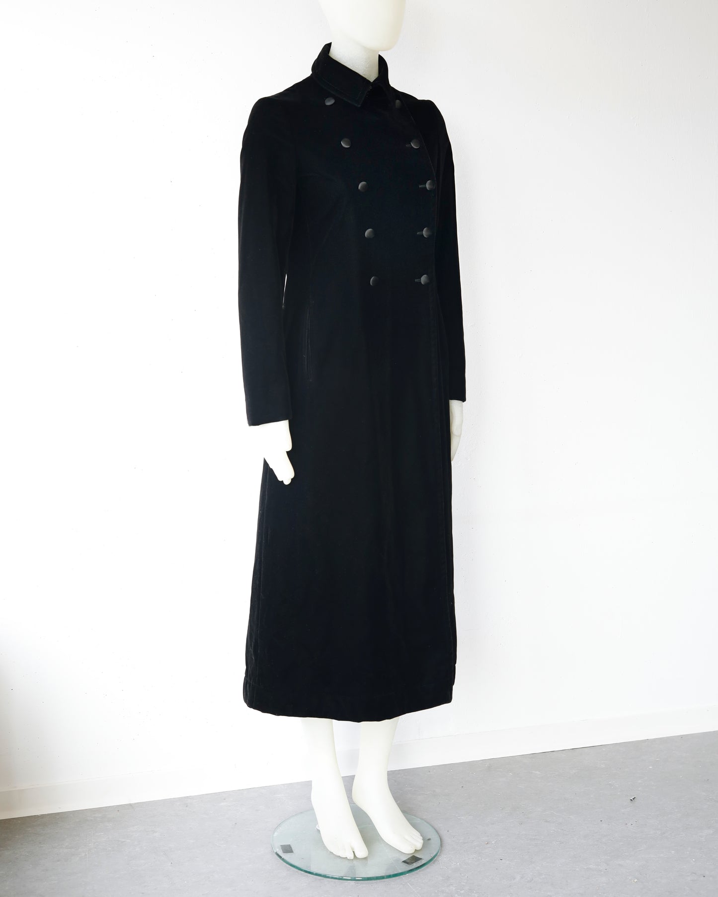 Miu Miu FW 1997 velvet Runway Coat