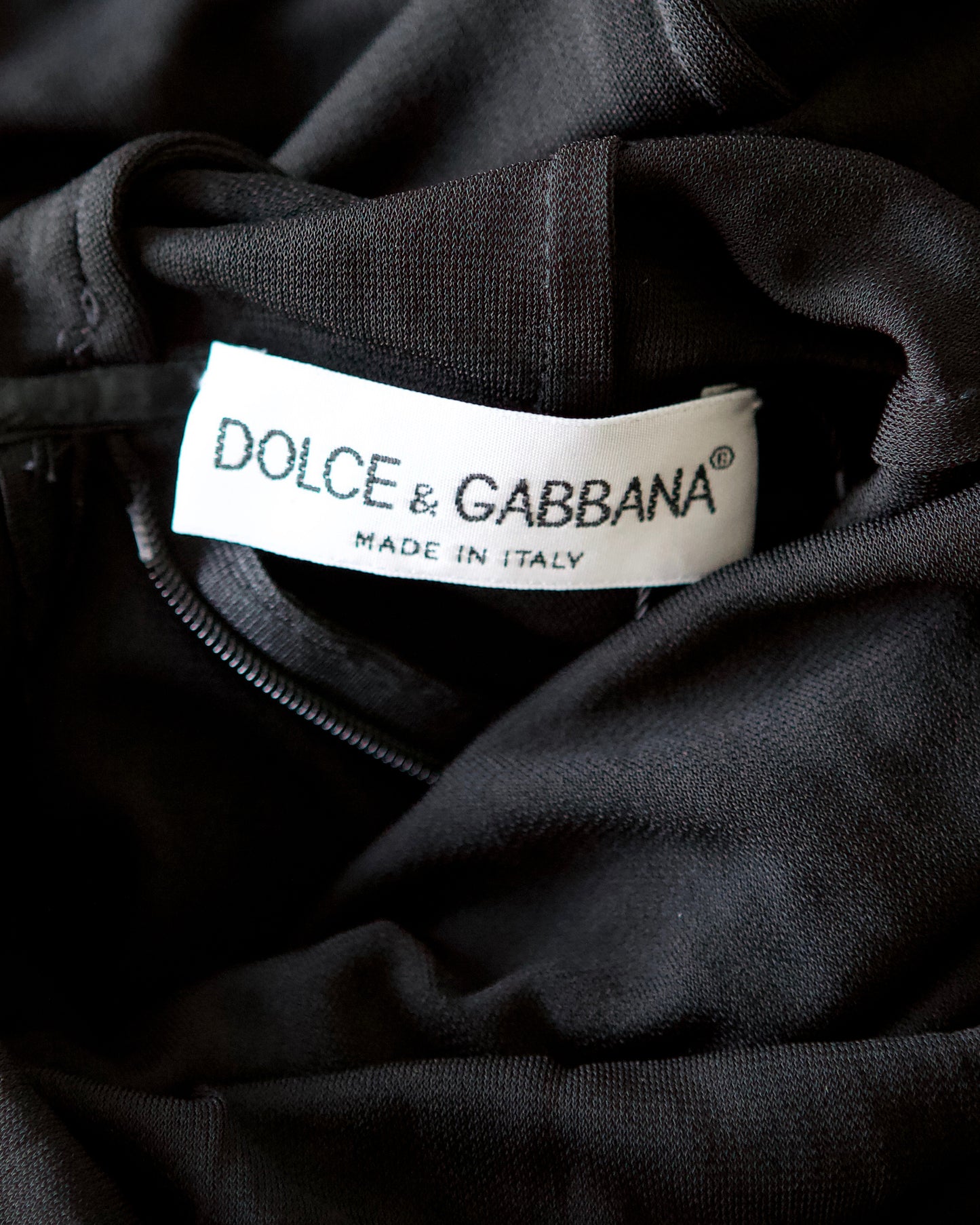 Dolce & Gabbana Runway Spring 1996 Hooded Maxi Dress