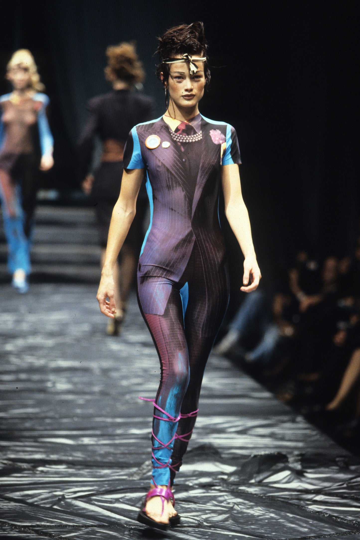 SS 1997 Jean Paul Gaultier Trompe-l’œil Crop Long Sleeve