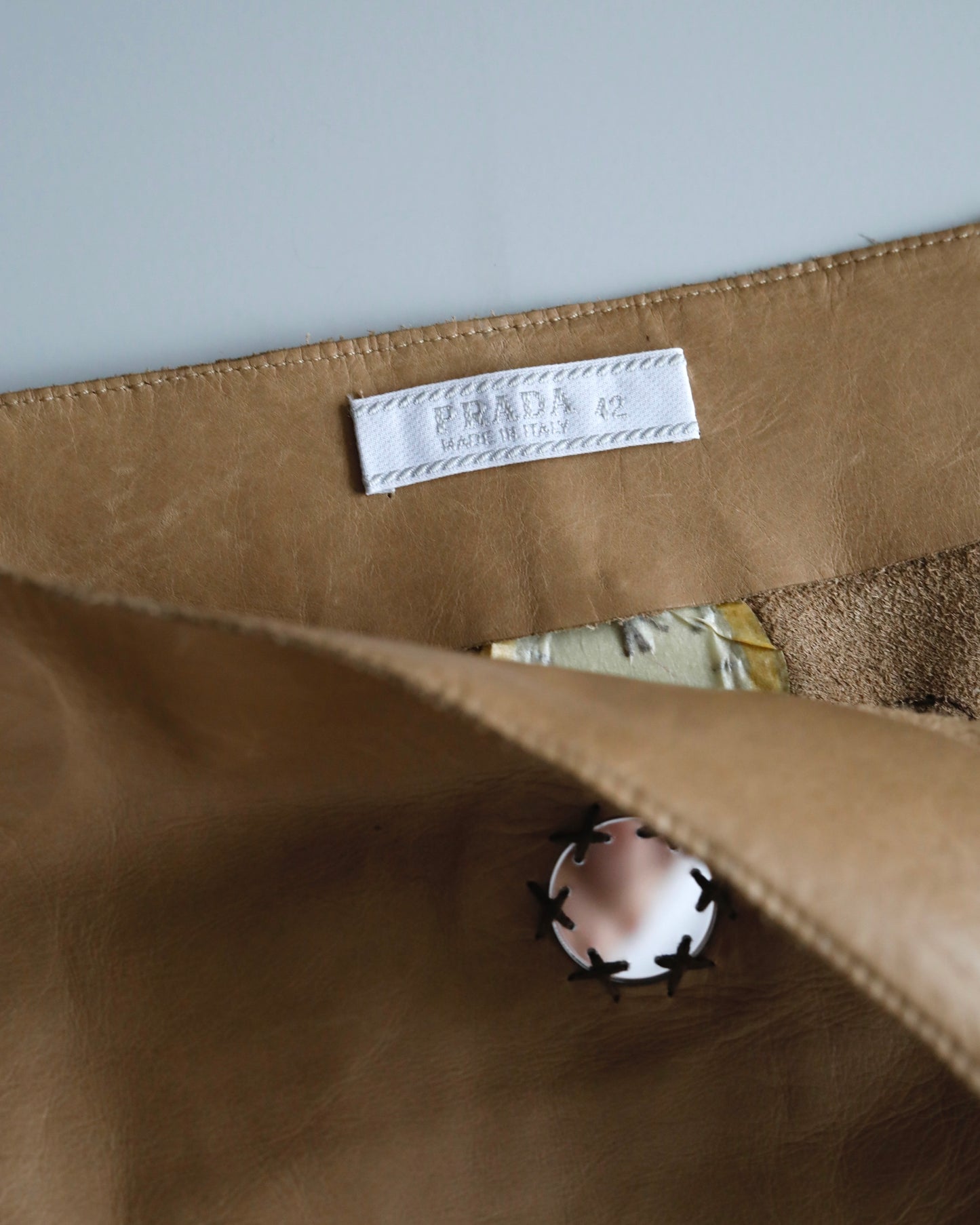 S/S 1999 Prada Mirror Skirt