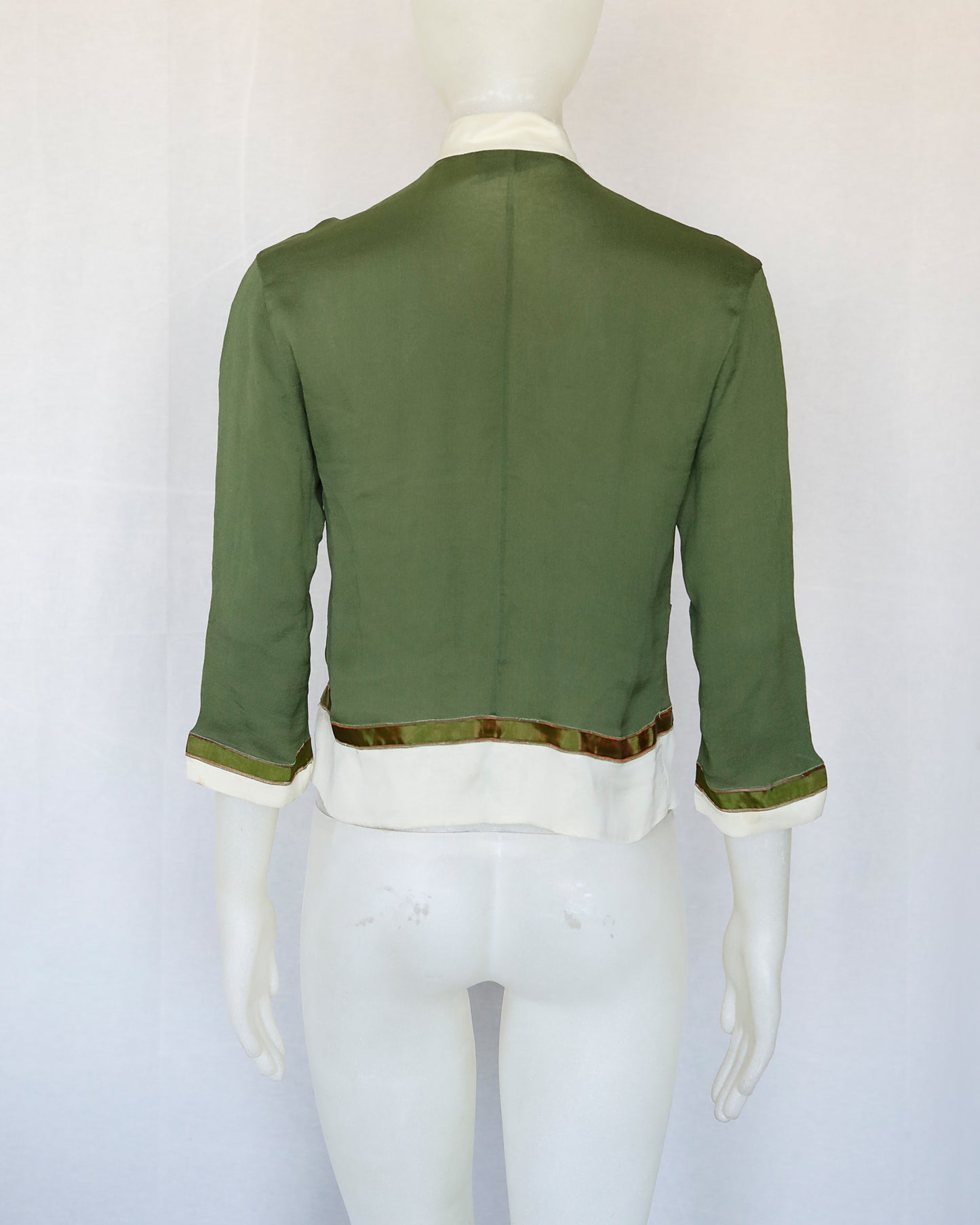 Prada Spring 1997 runway silk blouse