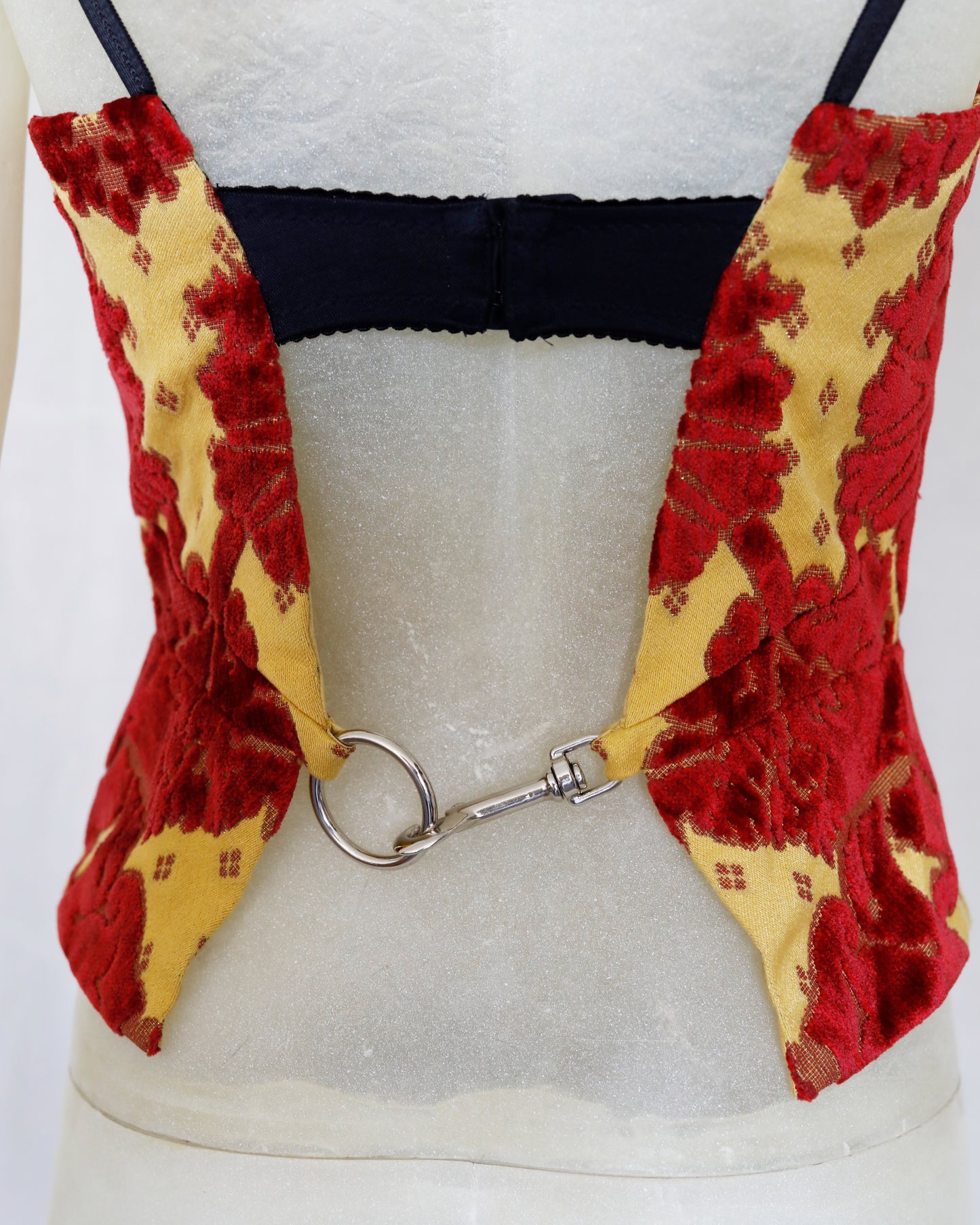 Dolce & Gabbana Spring 2000 velvet Corset