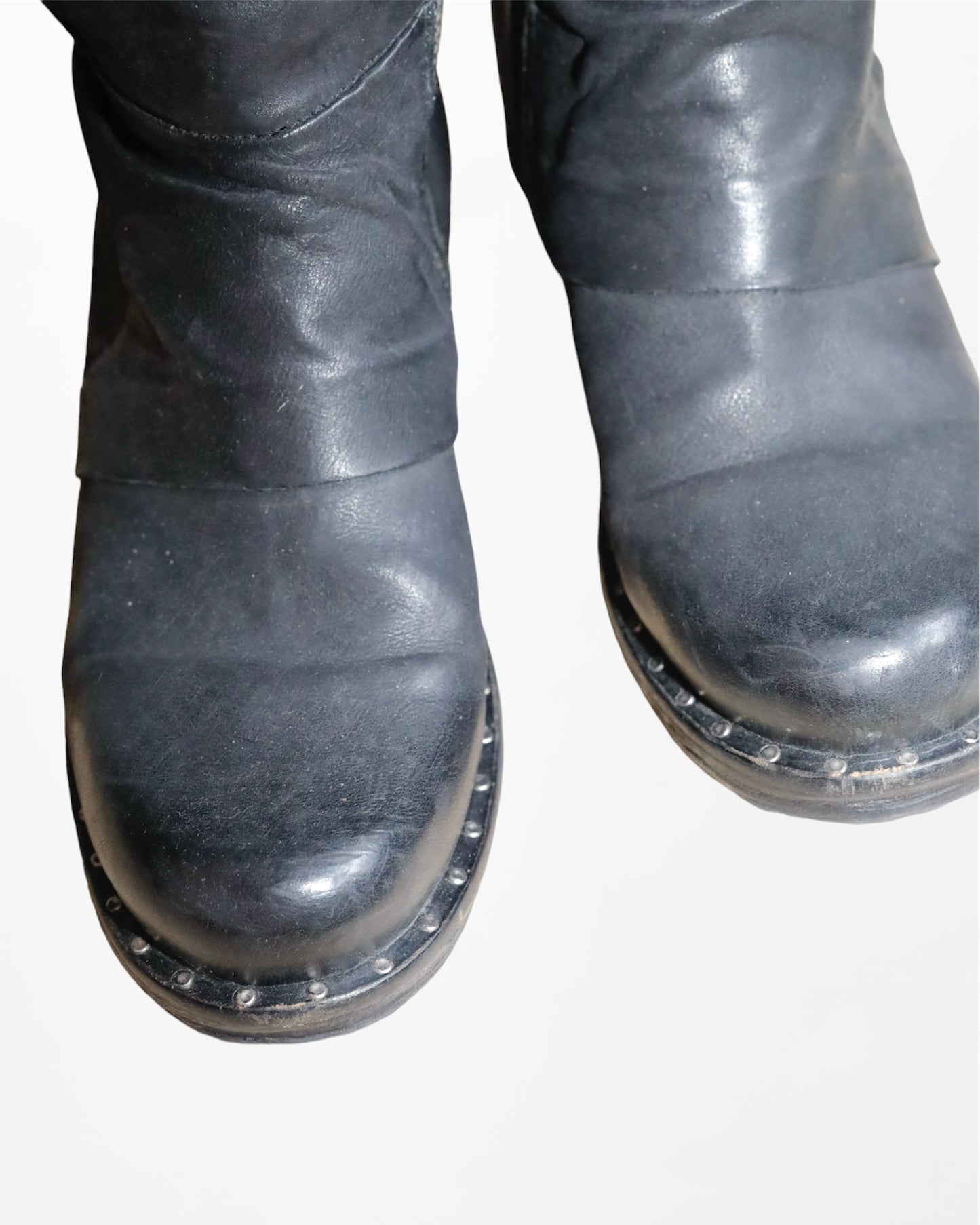 Vintage Italian Biker Boots