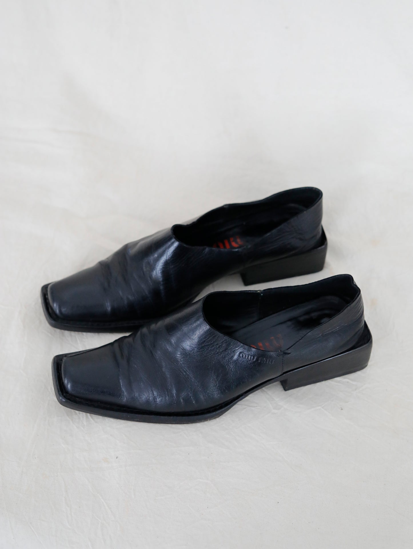 Vintage Miu Miu low cut cowboy shoes
