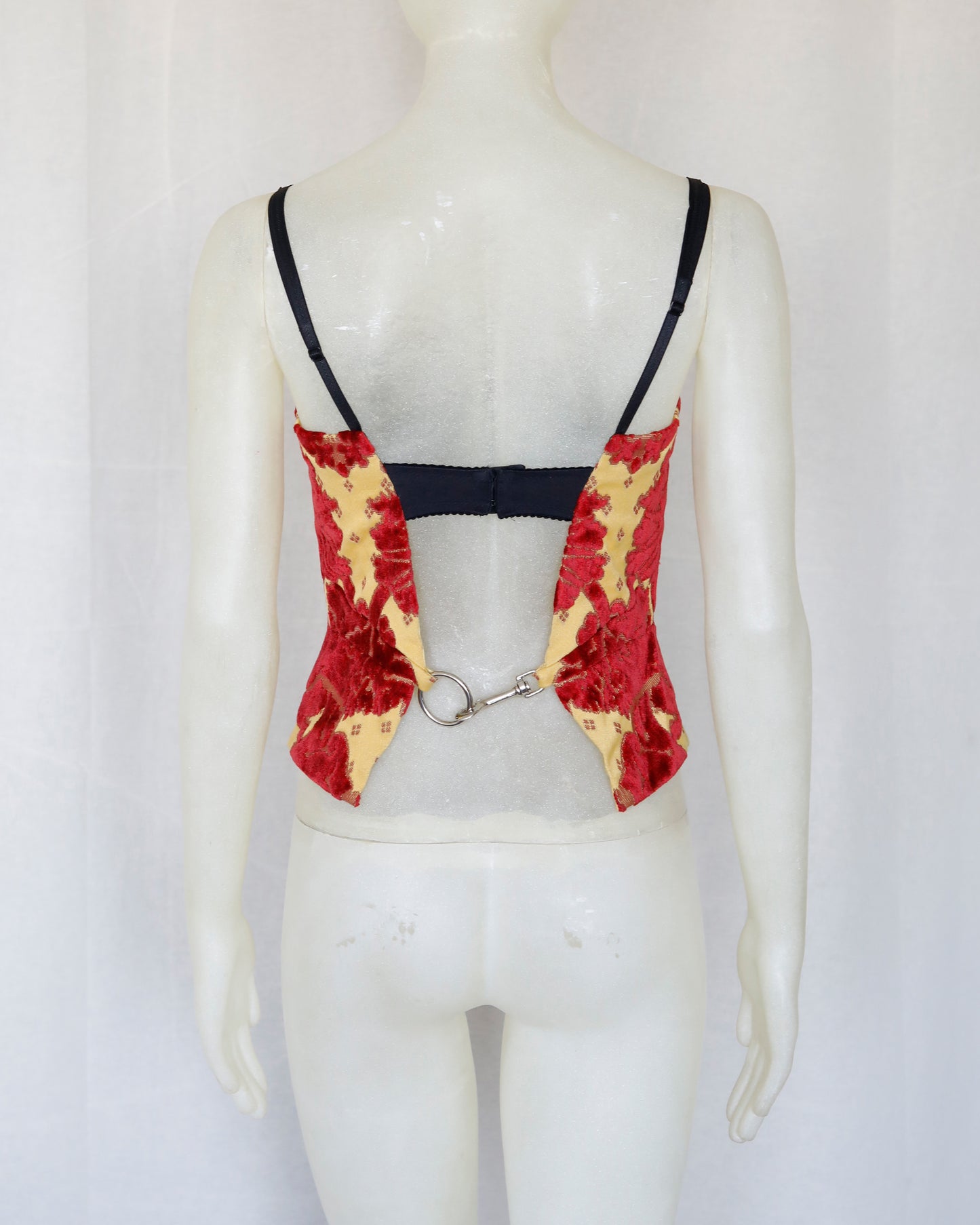 Dolce & Gabbana Spring 2000 velvet Corset
