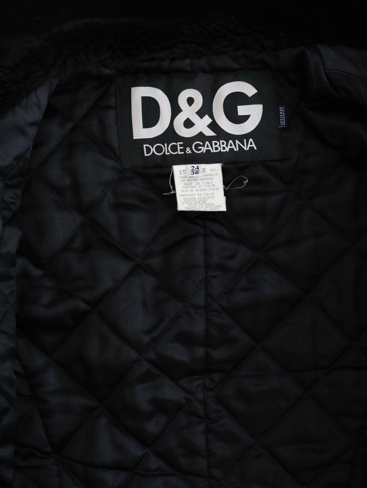 Vintage Dolce & Gabbana Cropped Bomber Jacket