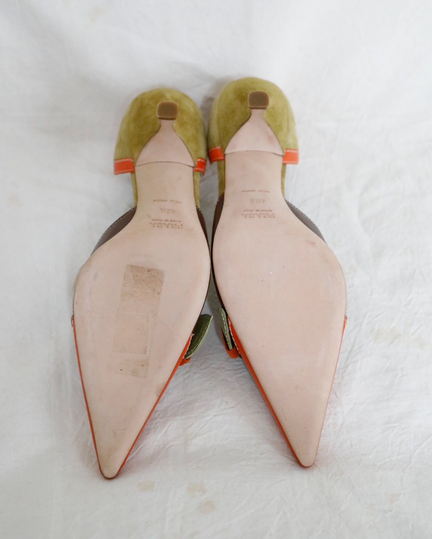 2000s Prada Summer kitten Heels