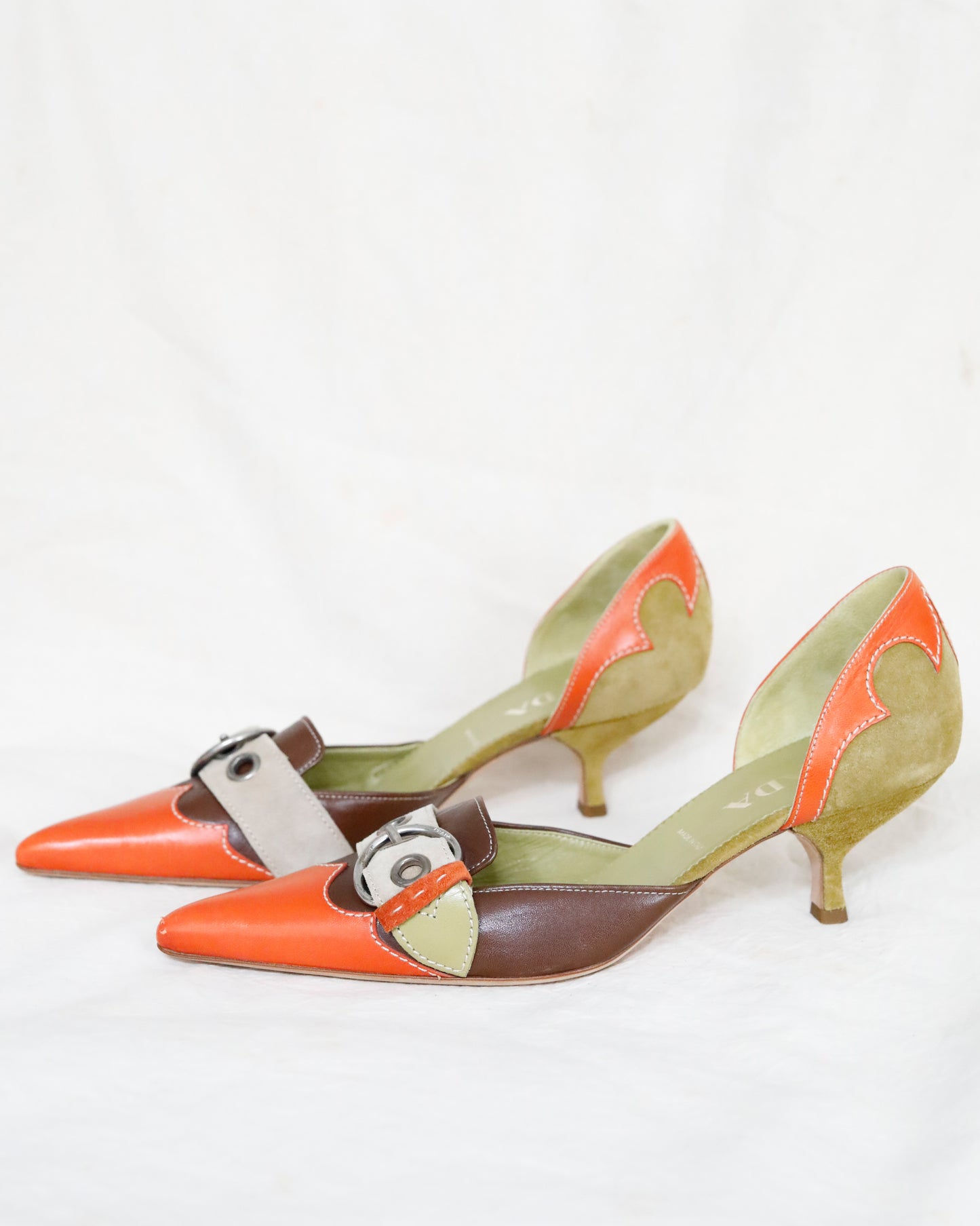 2000s Prada Summer kitten Heels
