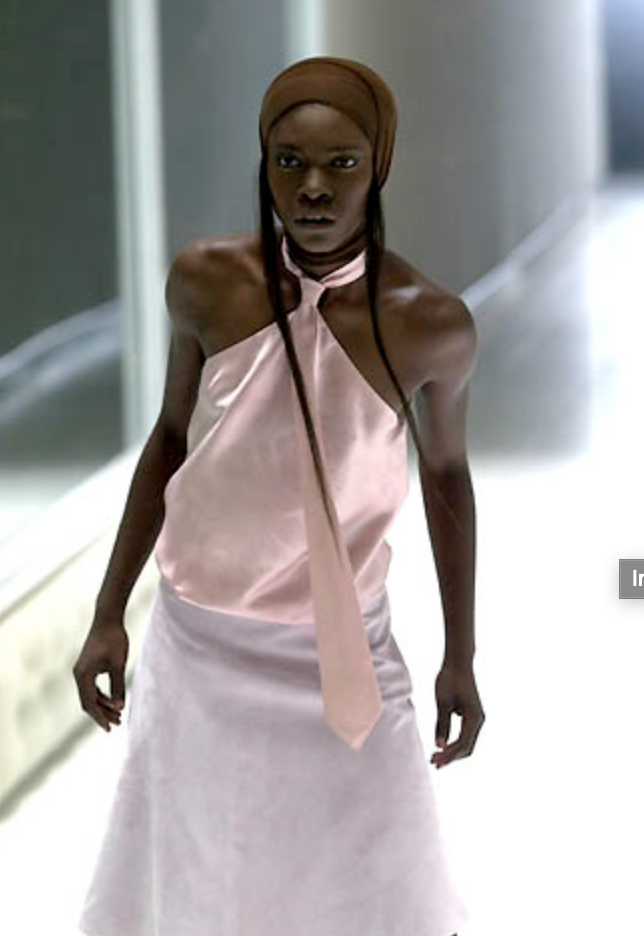 Alexander McQueen Silk Halter Top SS 2001