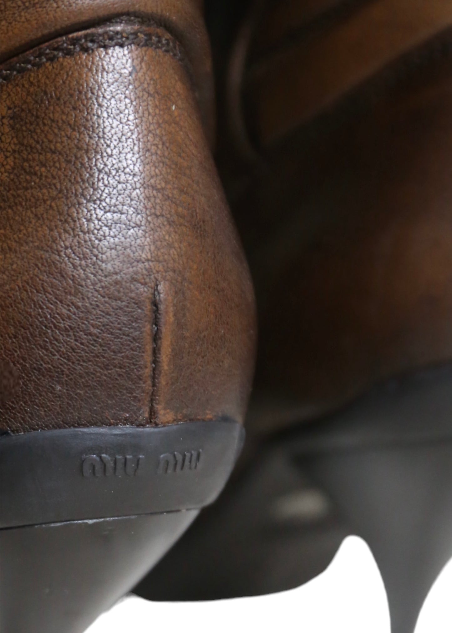 FW 1999 Miu Miu Biker Boots