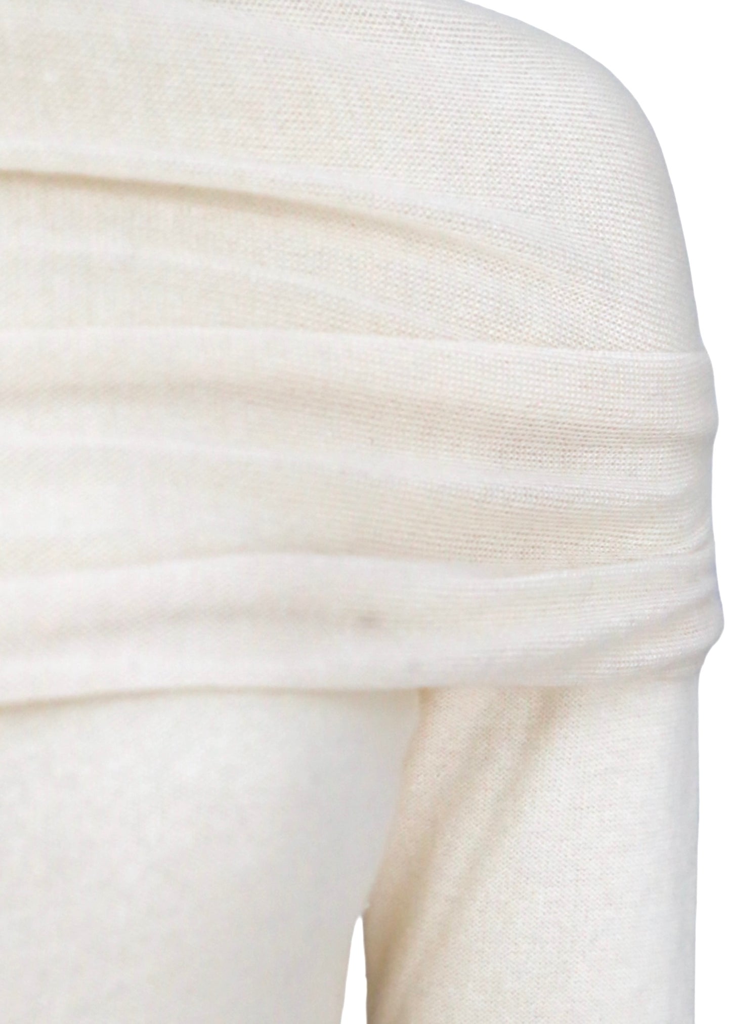 Vintage Cashmere off-the-shoulder dress