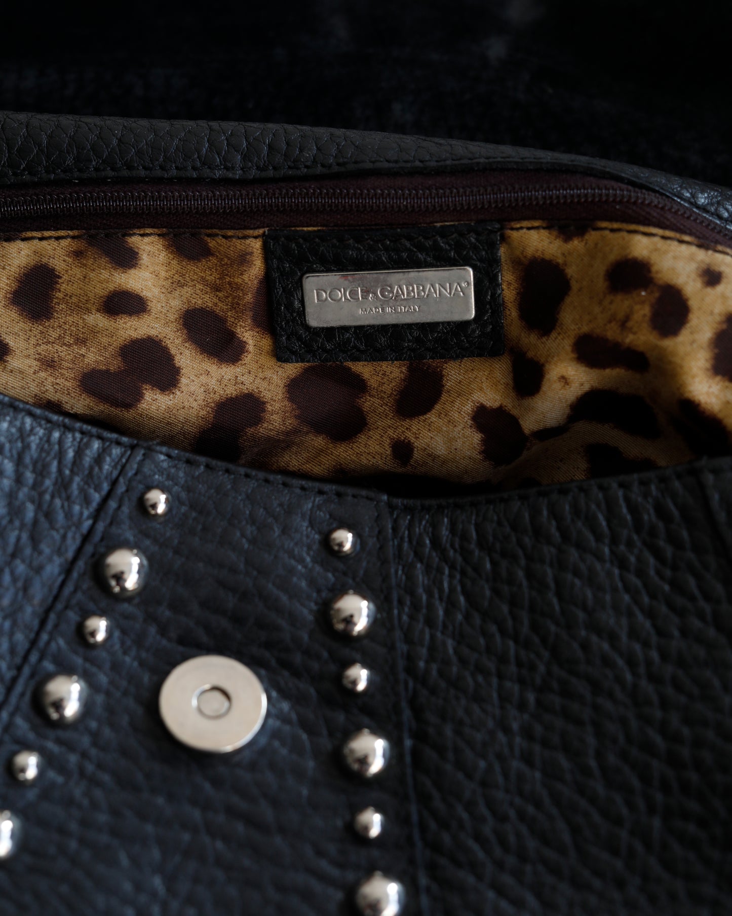 S/S 2003 Dolce & Gabbana eyelets & rivets Bag