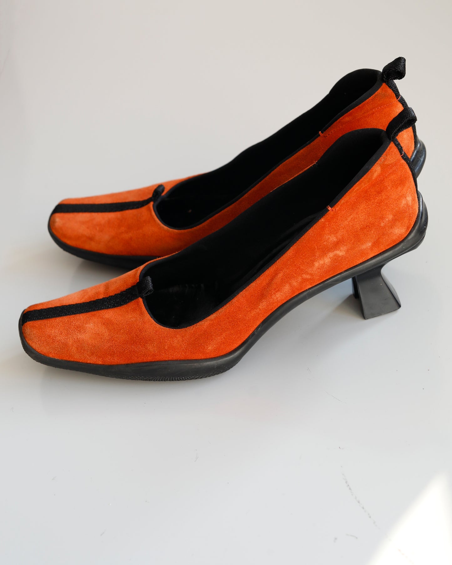 1999 Prada Orange Heels