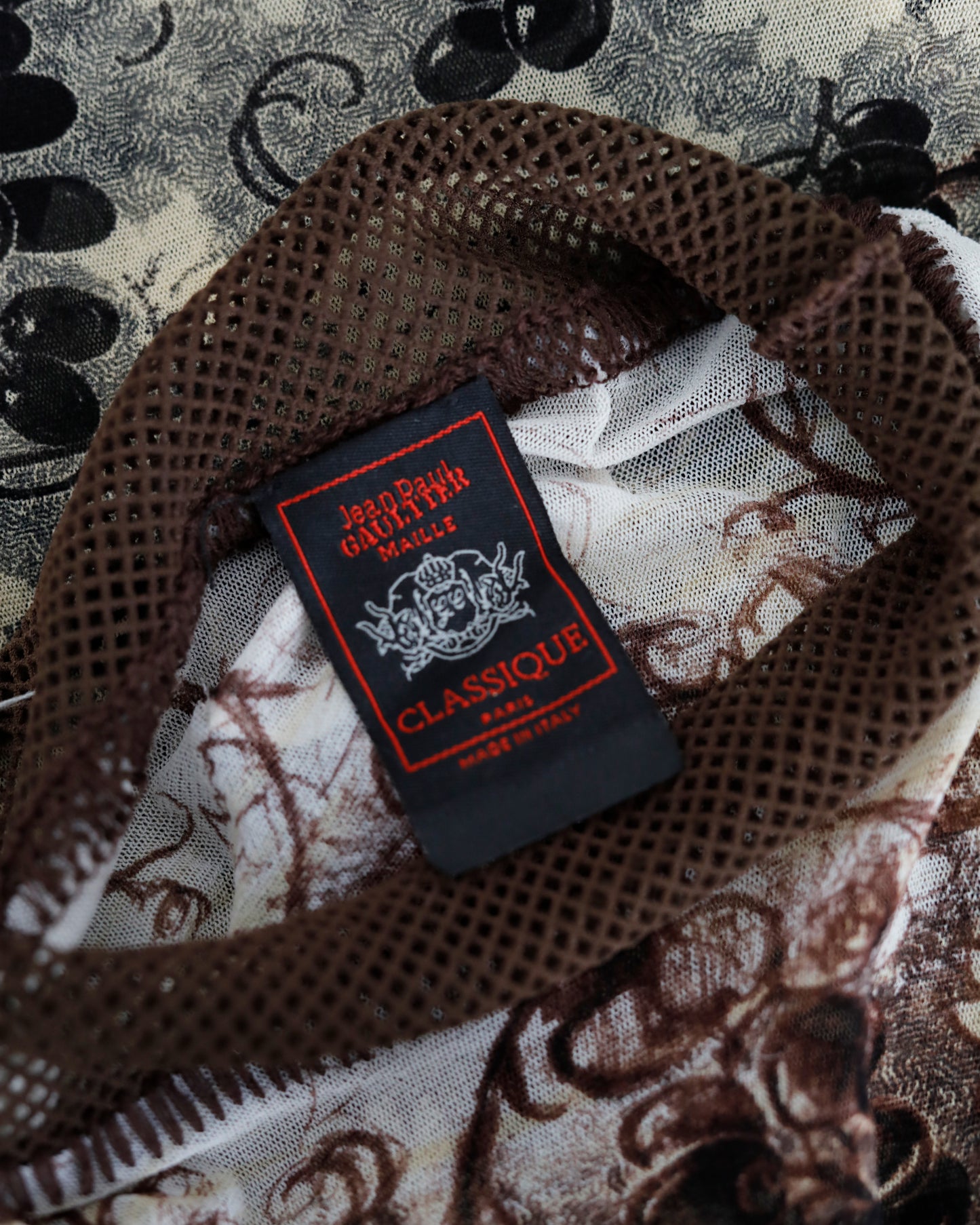 90ies Jean Paul Gaultier Top Grape Print