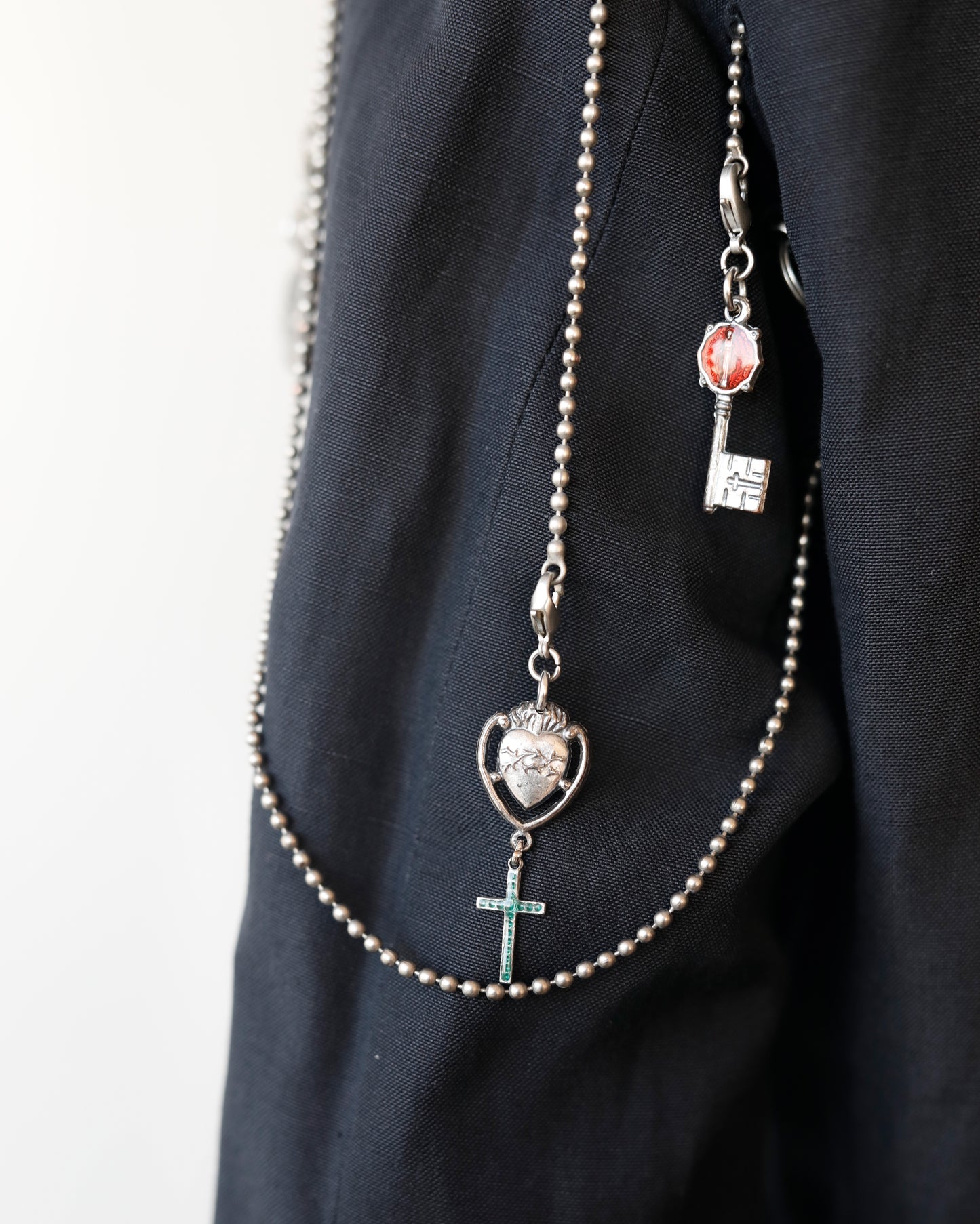 Jean Paul Gaultier pierced Blazer with charms