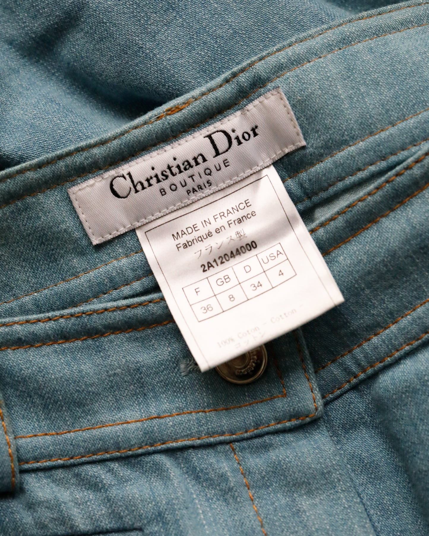 F/W 2002 Christian Dior by John Galliano Lace Up Pants