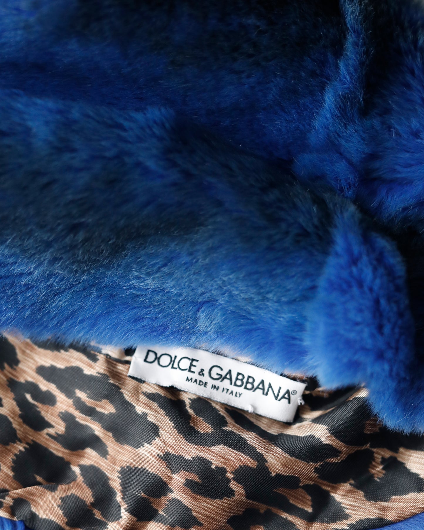 FW 1999 runway Dolce & Gabbana Fur Bucket Hat