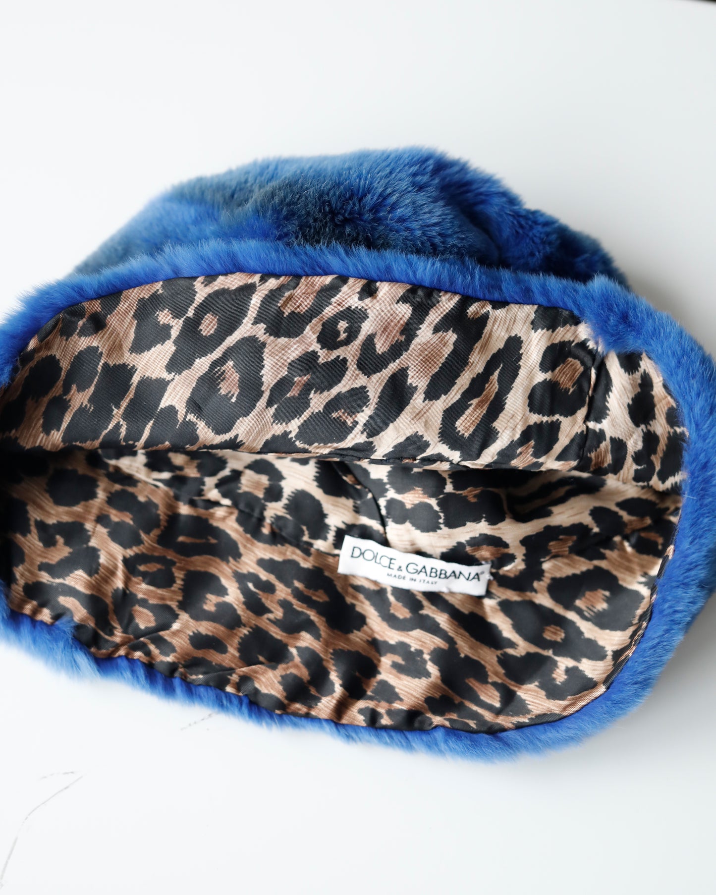 FW 1999 runway Dolce & Gabbana Fur Bucket Hat