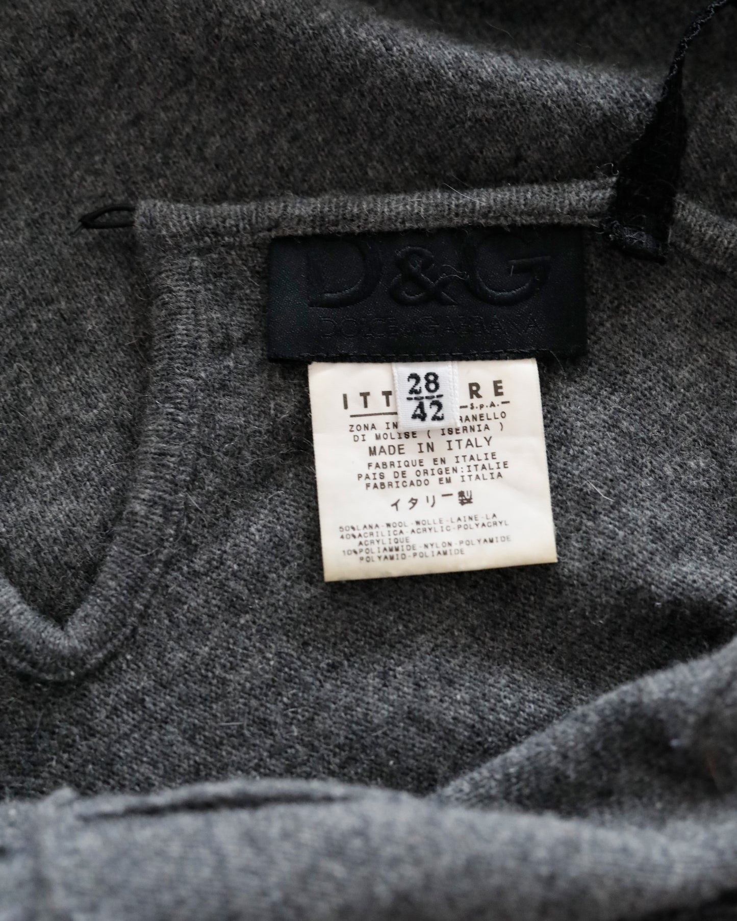 Dolce & Gabbana Wool Slip Dress