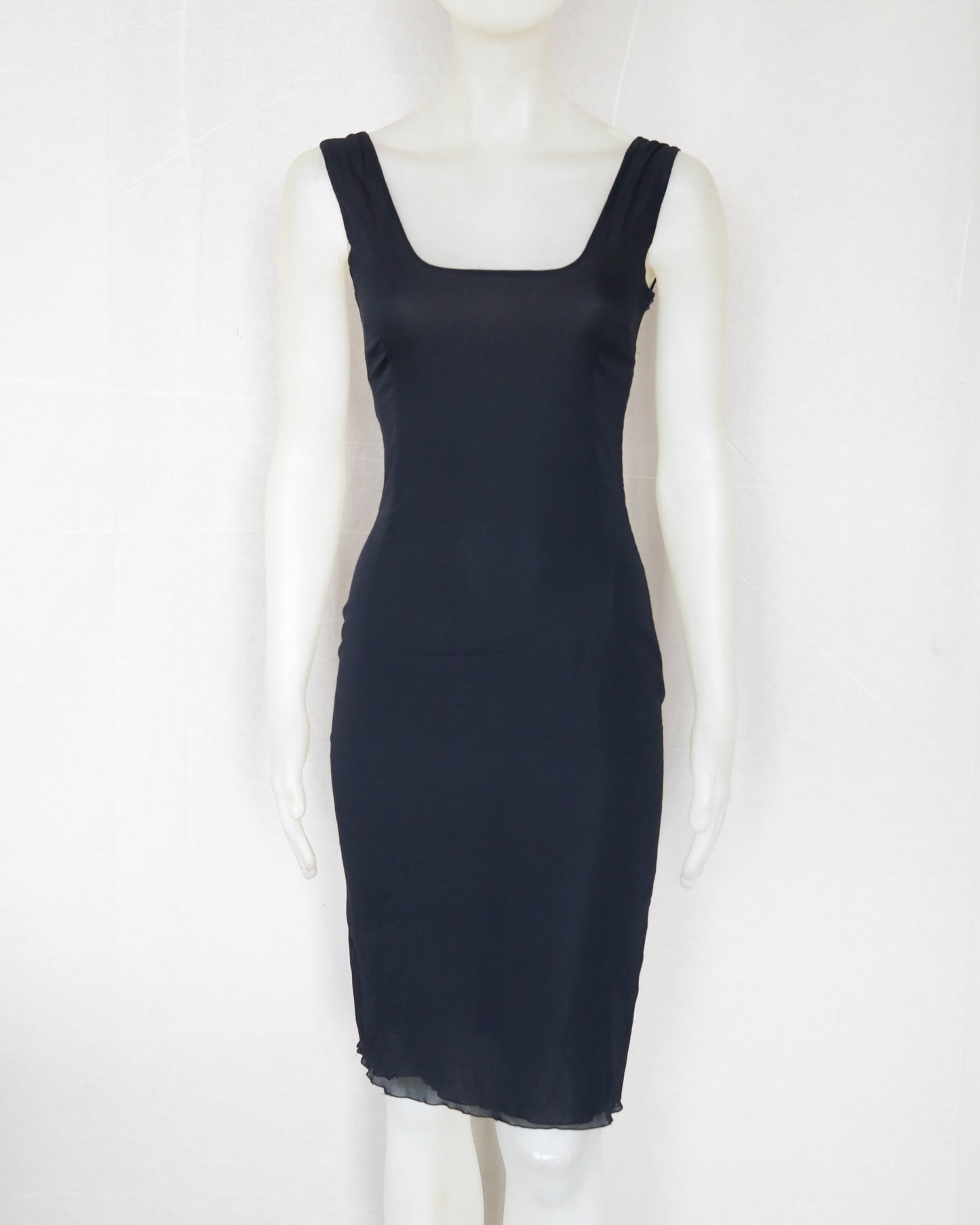 90ies Dolce & Gabbana Silk dress with lacing