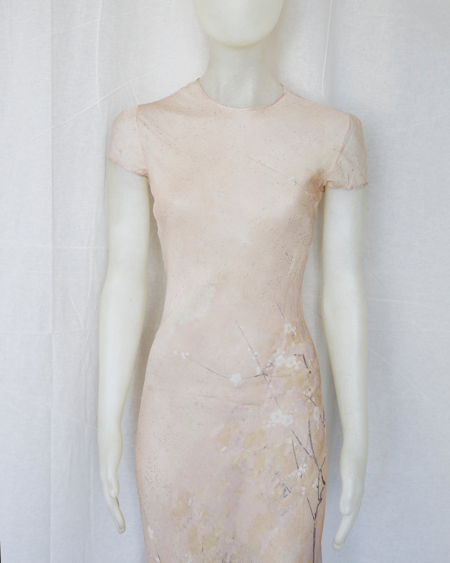 Roberto Cavalli Spring 1998 Maxi Silk Dress