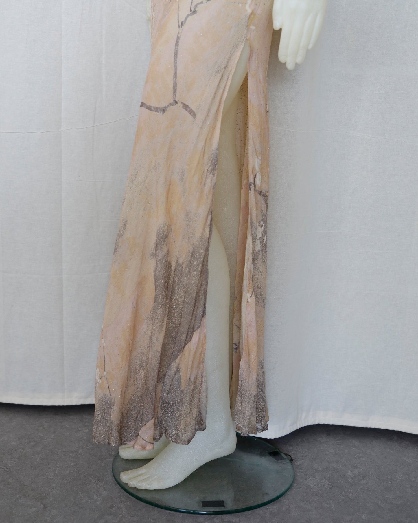 Roberto Cavalli Spring 1998 Maxi Silk Dress