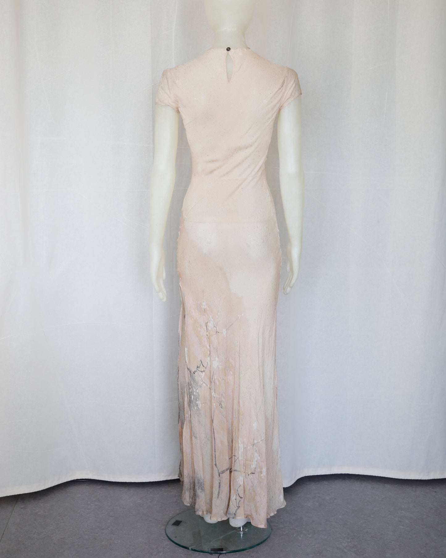 Roberto Cavalli Spring 1998 Maxi Silk Dress