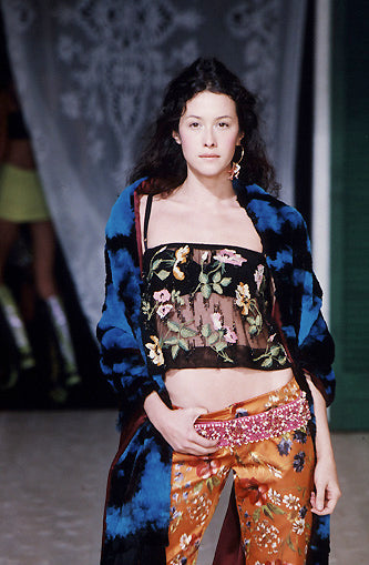 FW 1999 runway Dolce & Gabbana Fur Bucket Hat