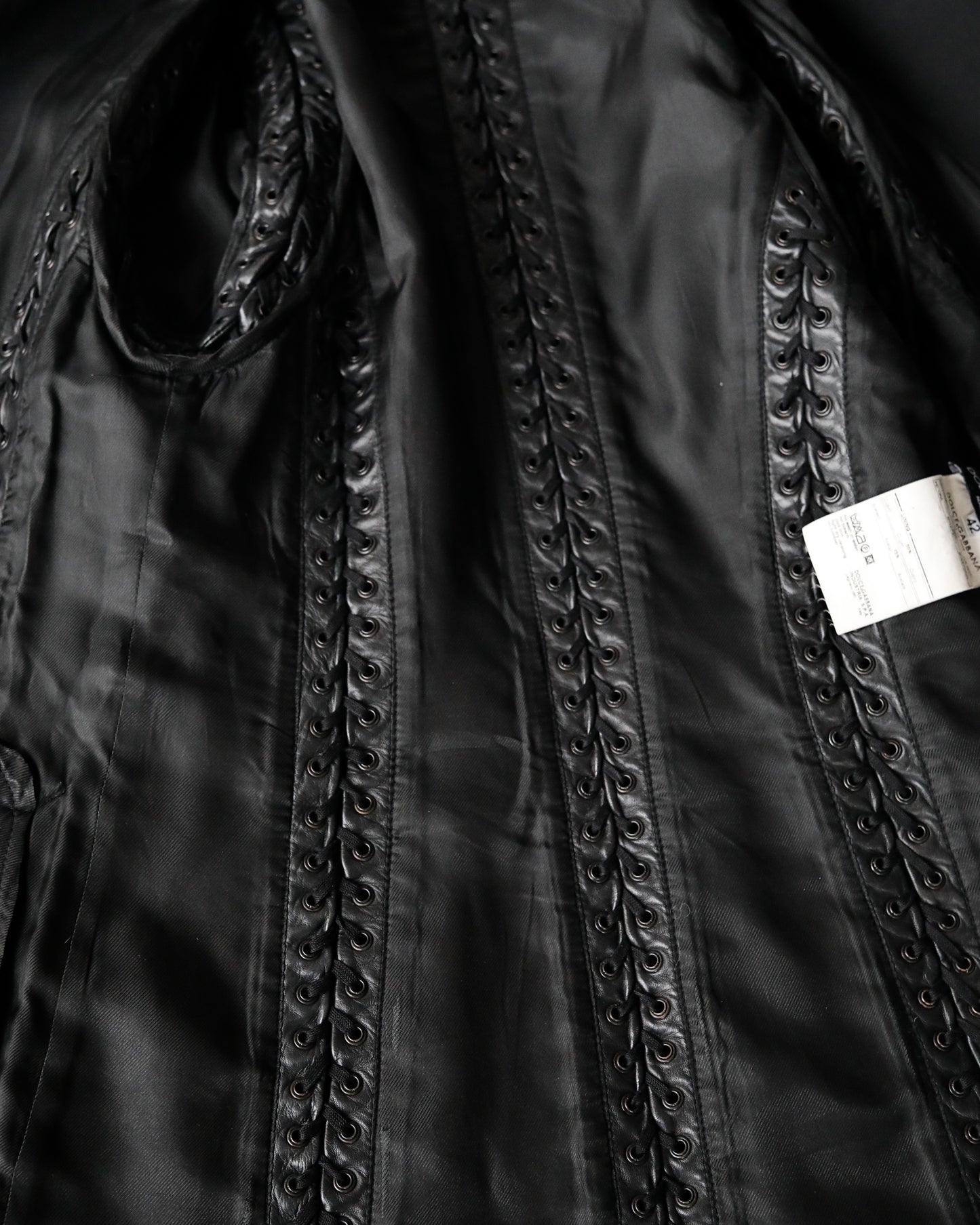 Dolce & Gabbana Wool Coat with lacing