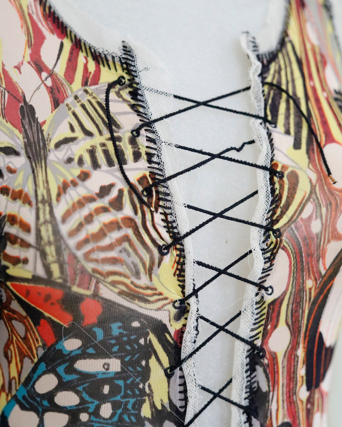The Original Jean Paul Gaultier SS 2003 sleeveless ‚butterfly‘ dress