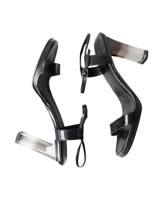 Vintage Gucci Heels with plexiglass Heel