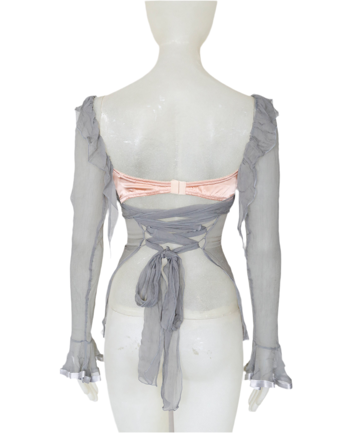 D&G Silk blouse with lacing