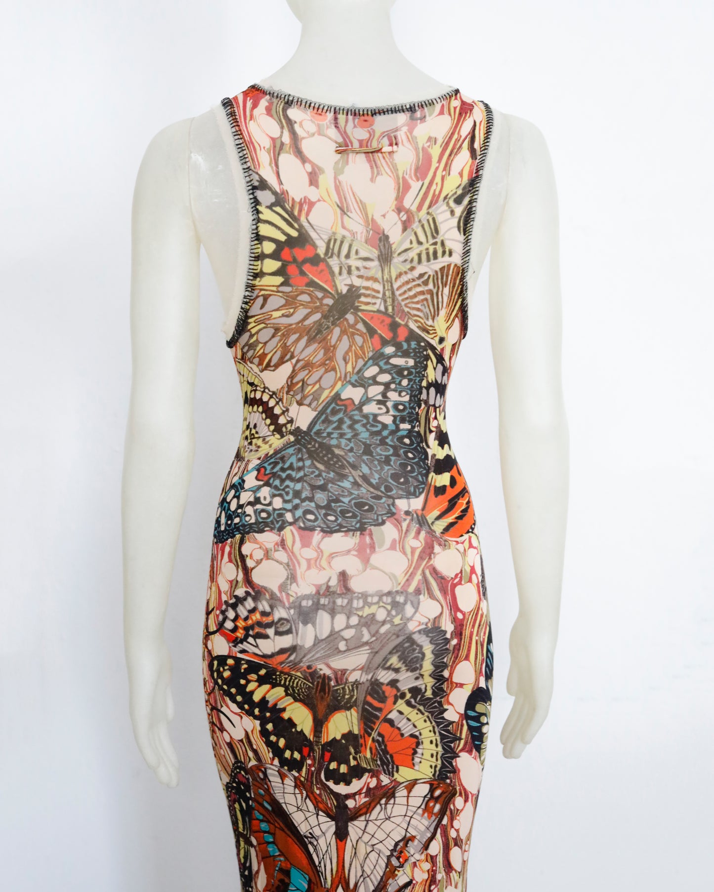 The Original Jean Paul Gaultier SS 2003 sleeveless ‚butterfly‘ dress