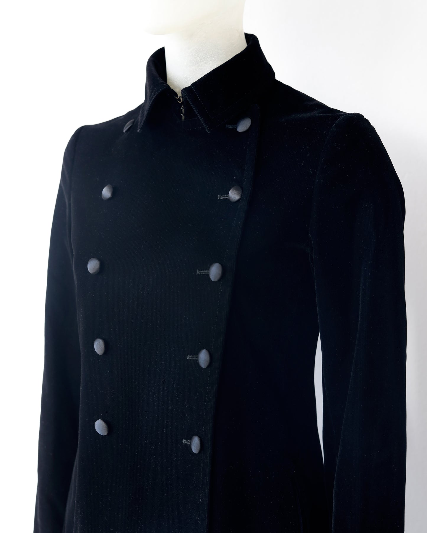 Miu Miu FW 1997 velvet Runway Coat