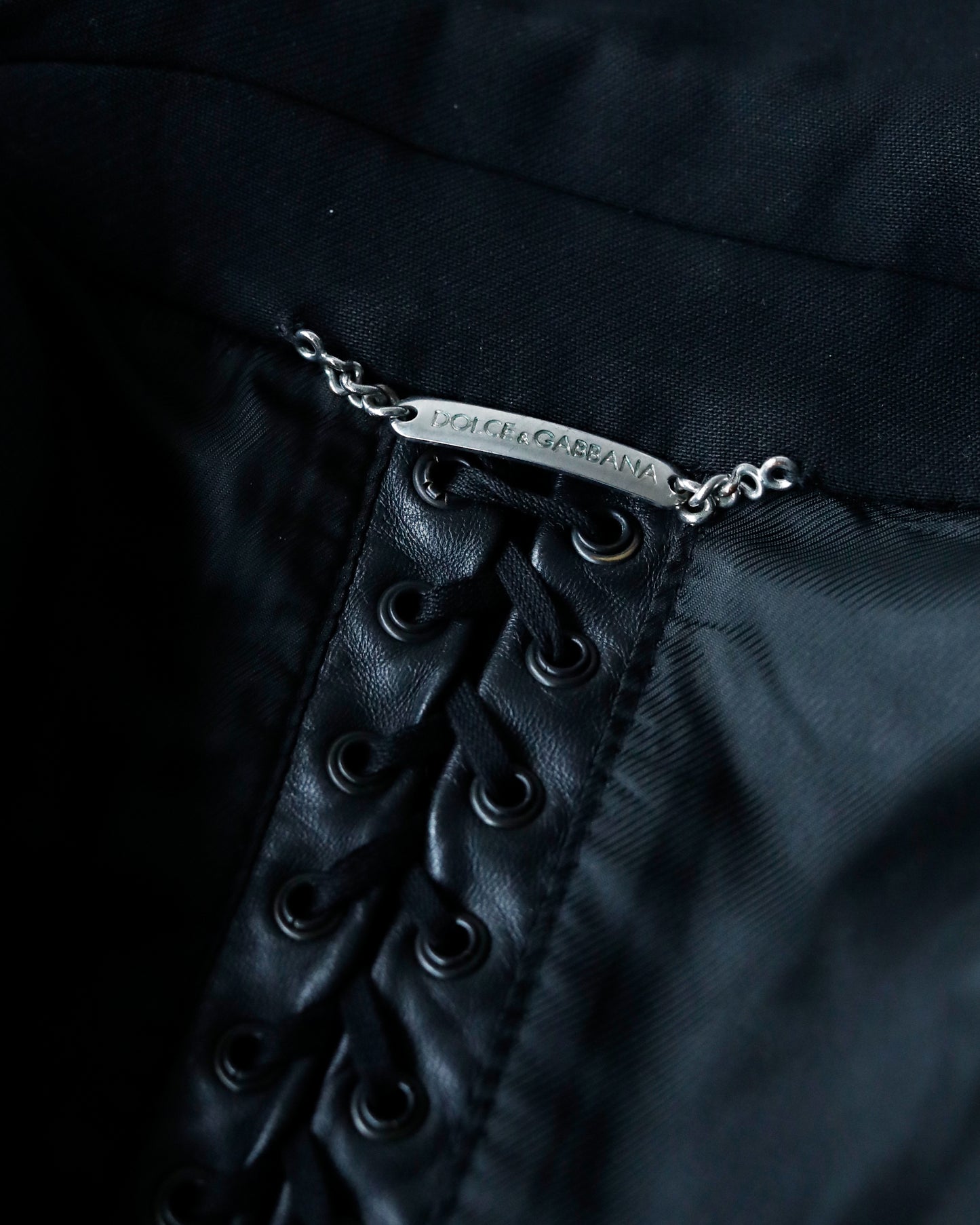 Dolce & Gabbana Wool Coat with lacing