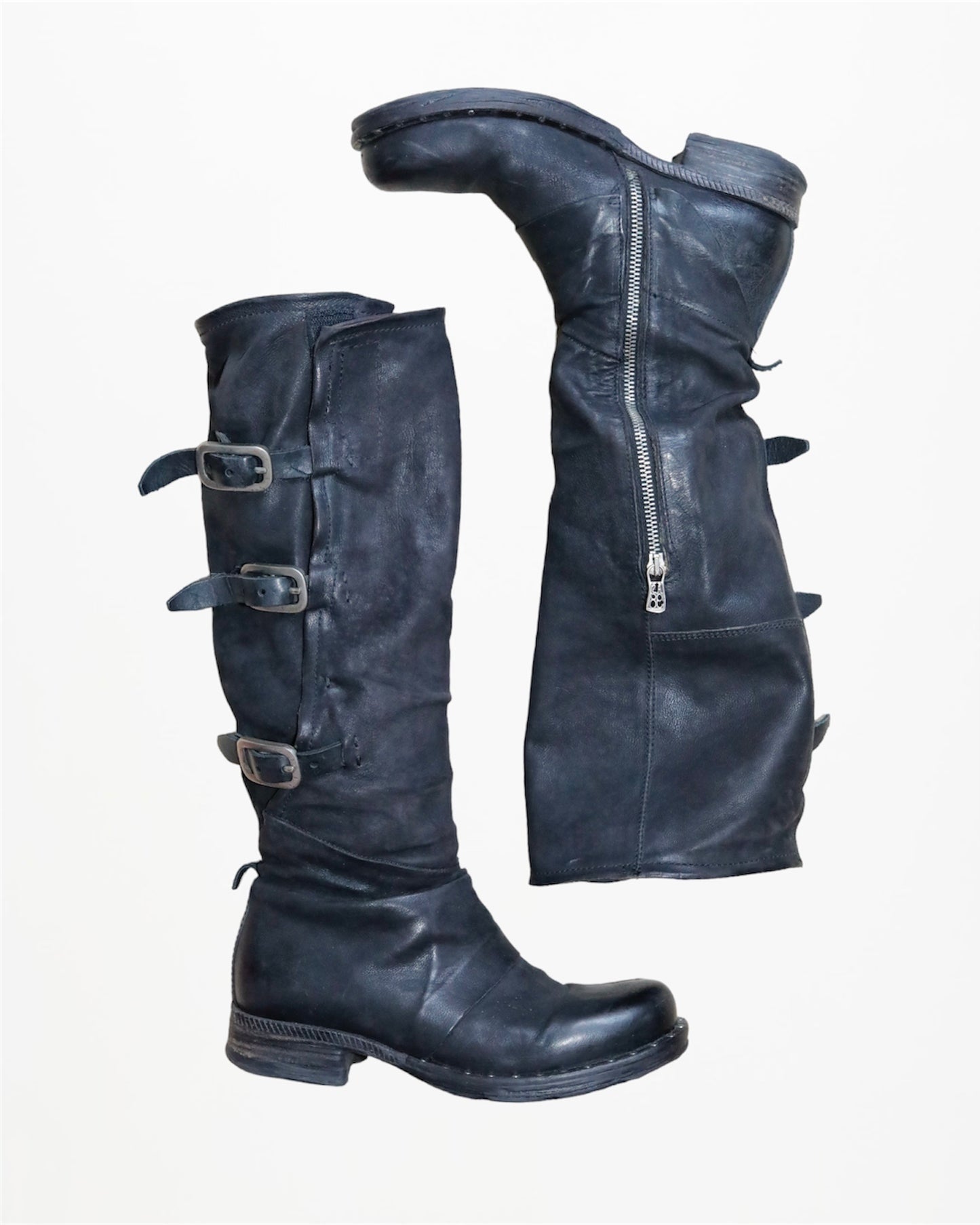 Vintage Italian Biker Boots