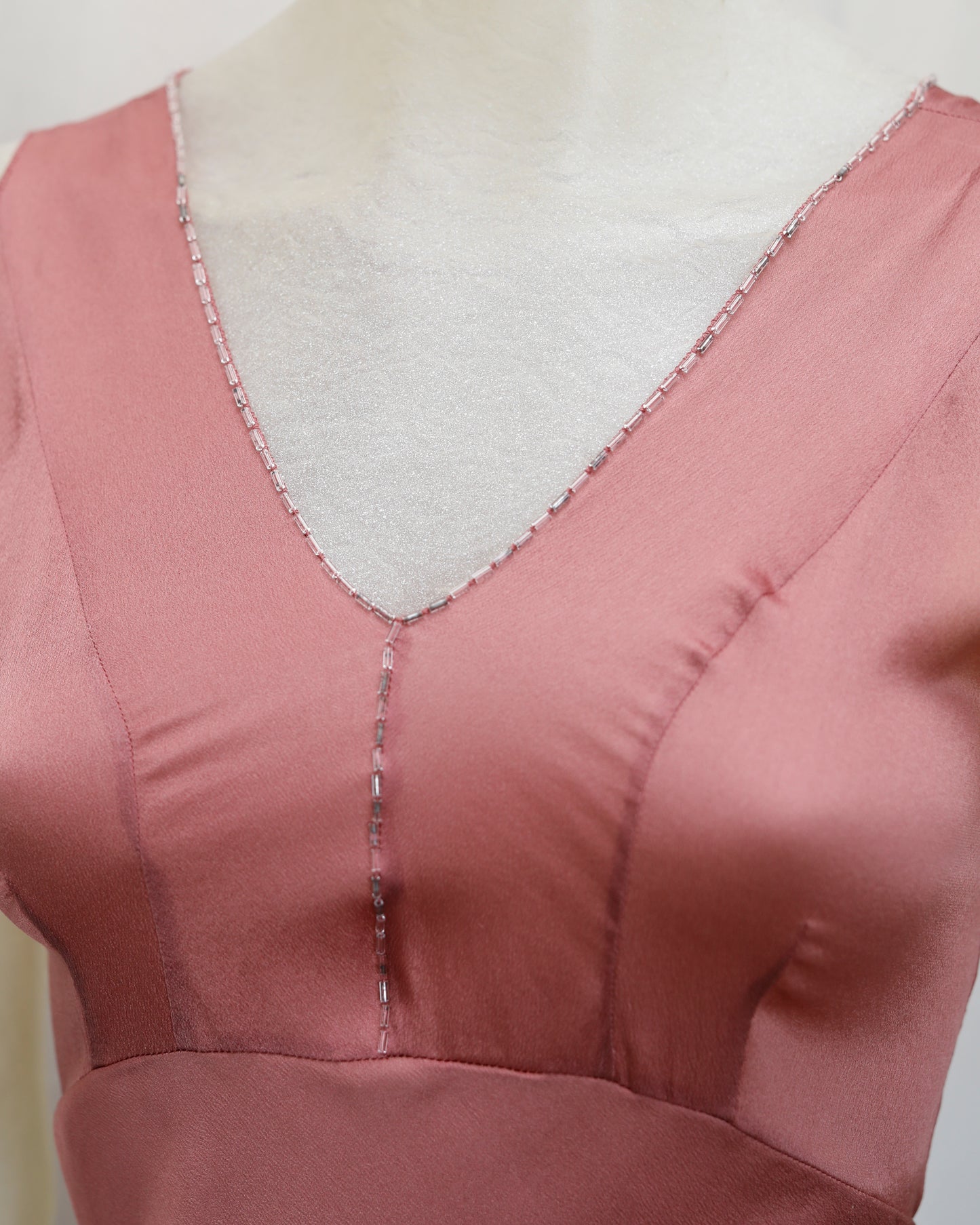 Prada Fall 1997 embroidered silk dress