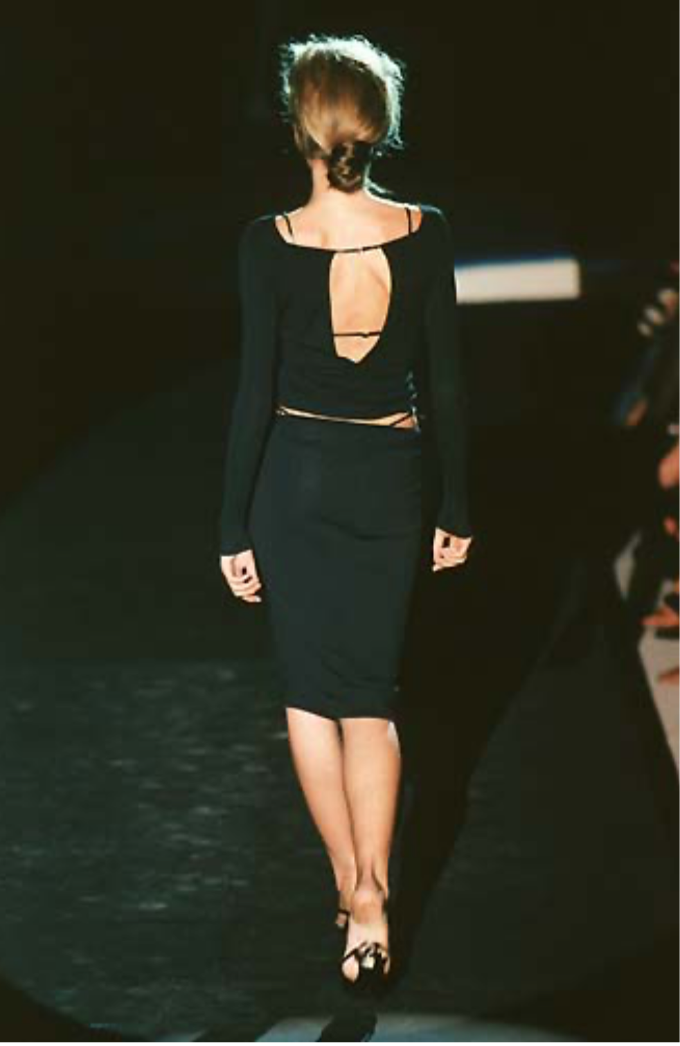 Gucci by Tom Ford Spring 1998 runway buckle top