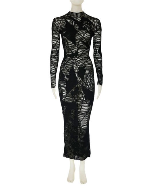 Vintage Mugler crocheted Dress