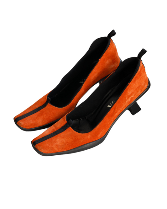 1999 Prada Orange Heels