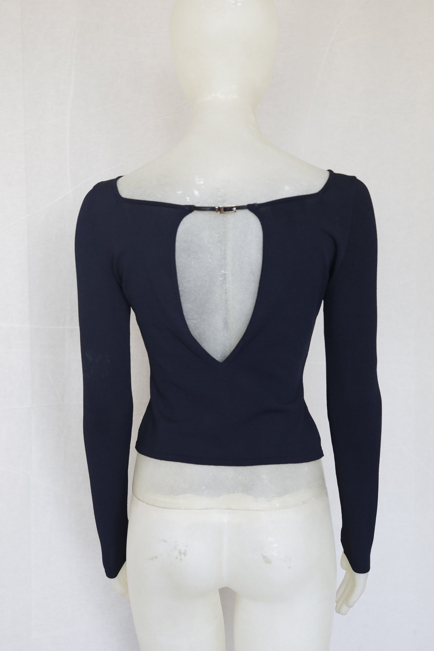 Gucci by Tom Ford Spring 1998 runway buckle top