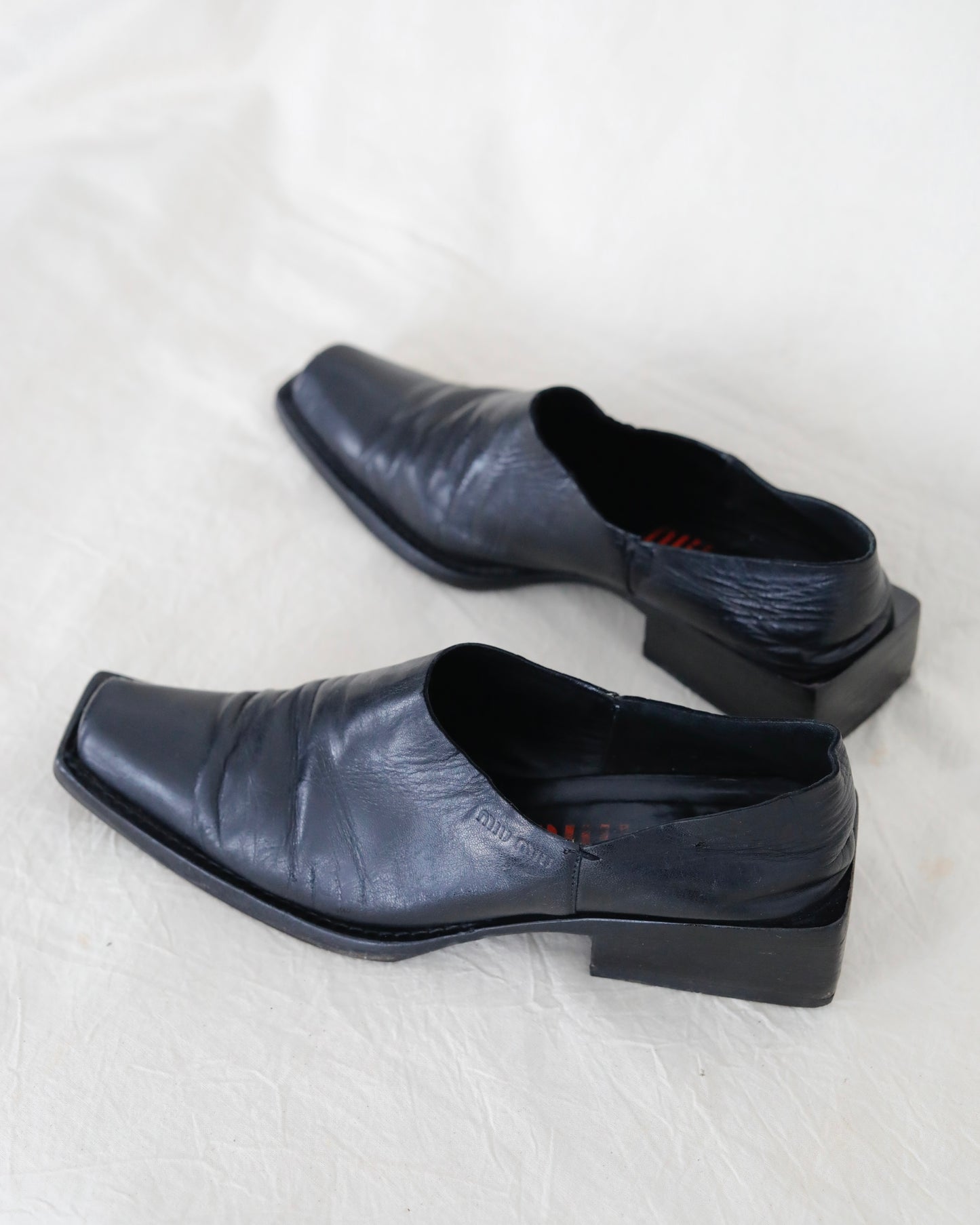 Vintage Miu Miu low cut cowboy shoes