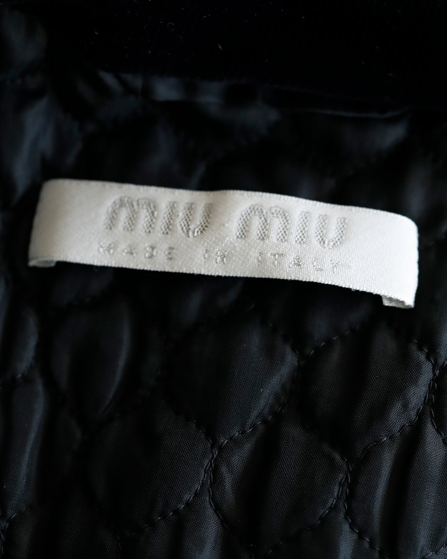 Miu Miu FW 1997 velvet Runway Coat