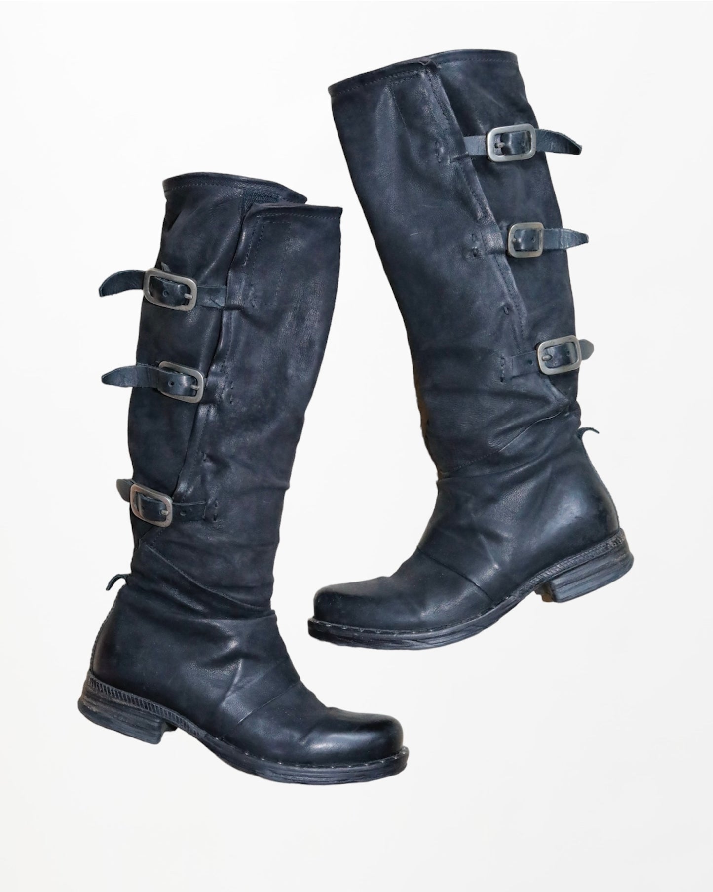 Vintage Italian Biker Boots