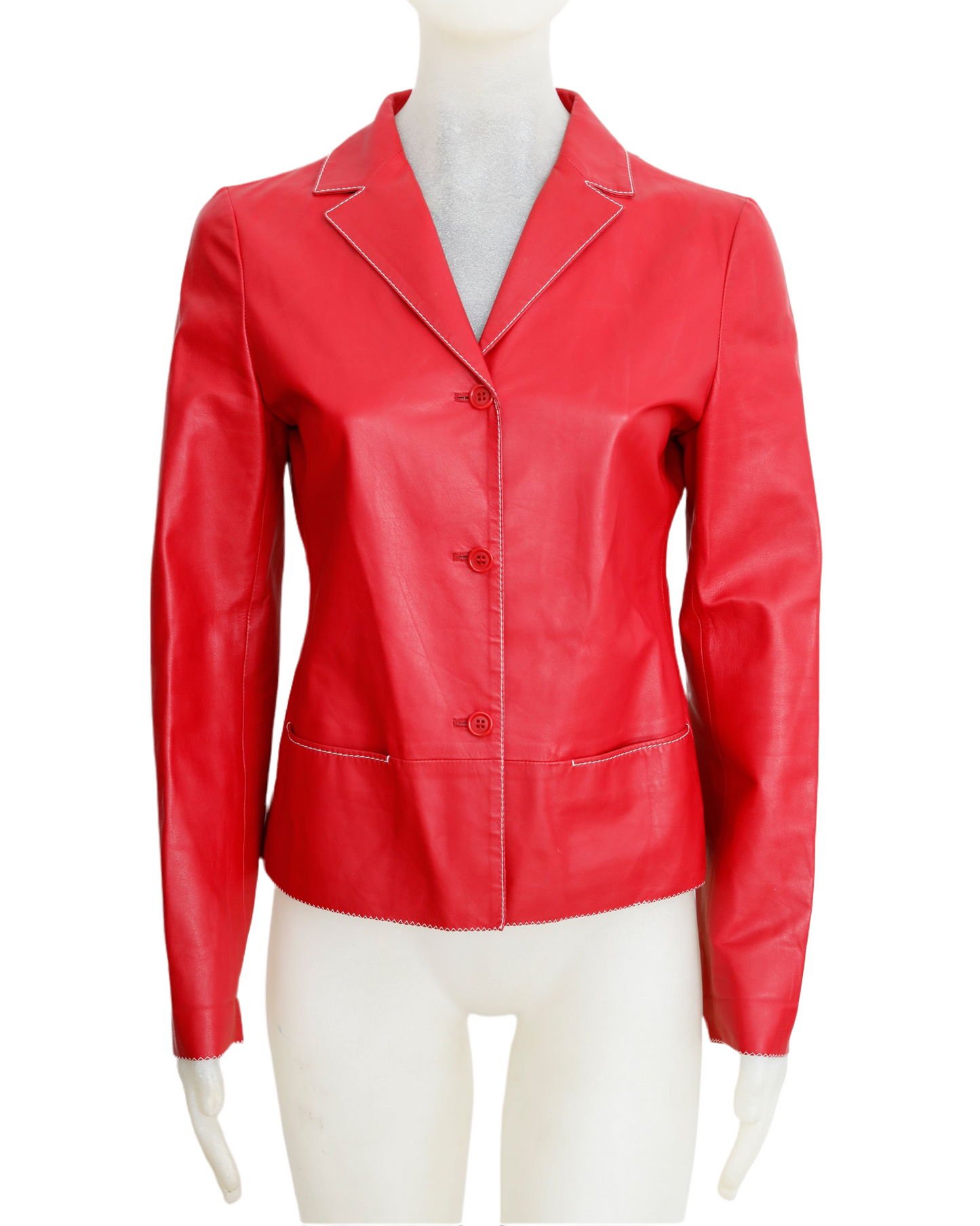 90ies Miu Mie Leather Blazer