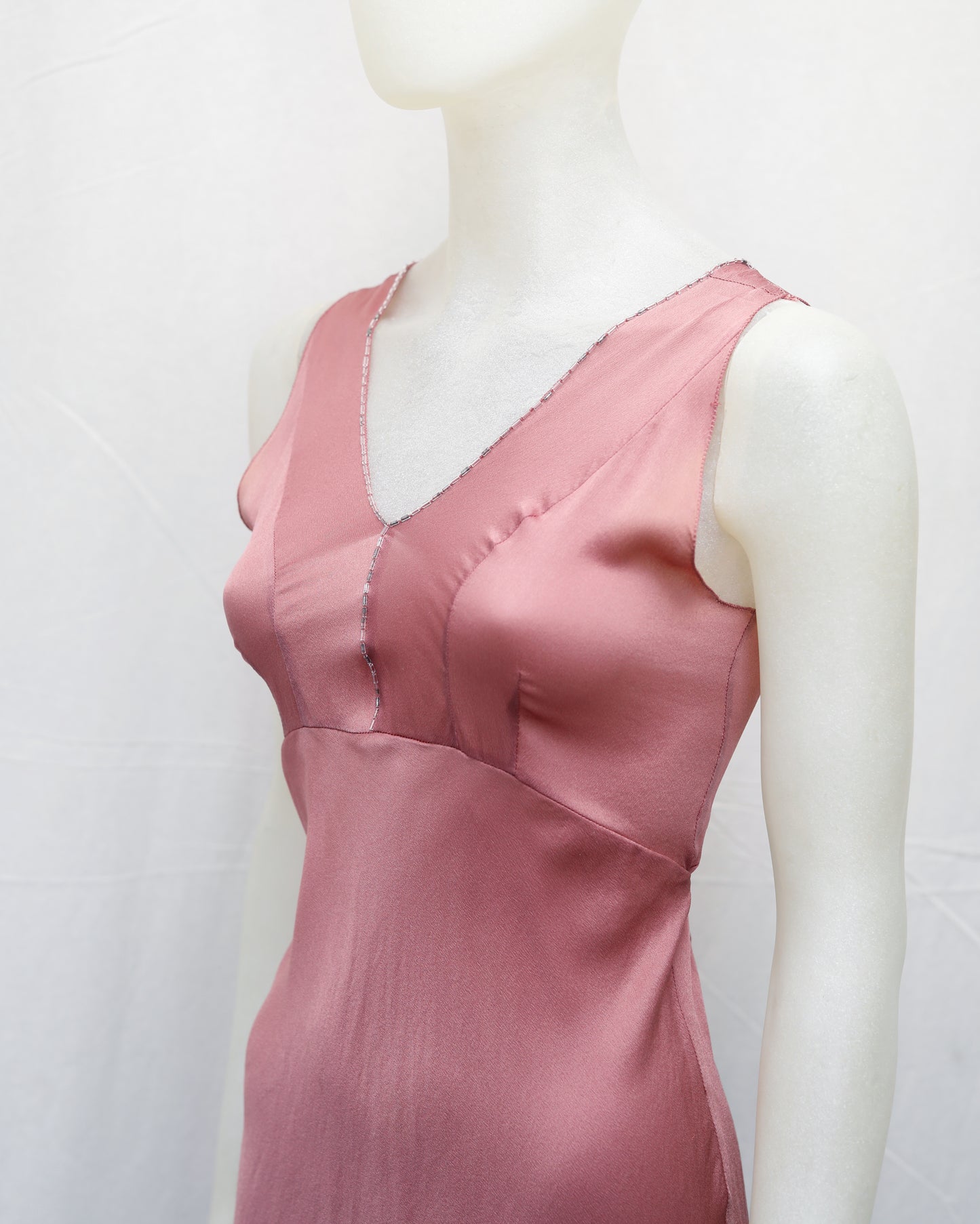 Prada Fall 1997 embroidered silk dress