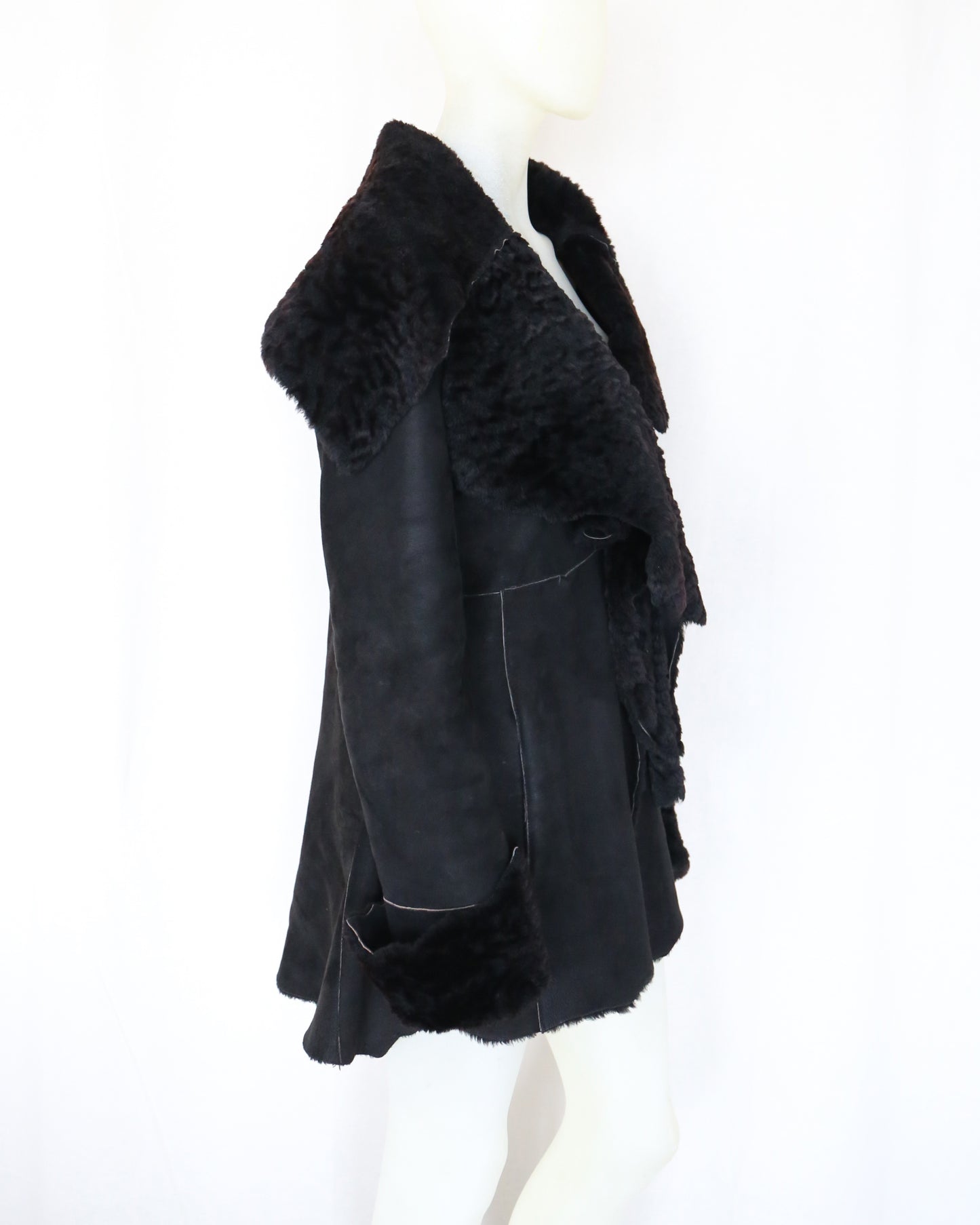 Roberto Cavalli runway Fall 1997 Shearling Coat