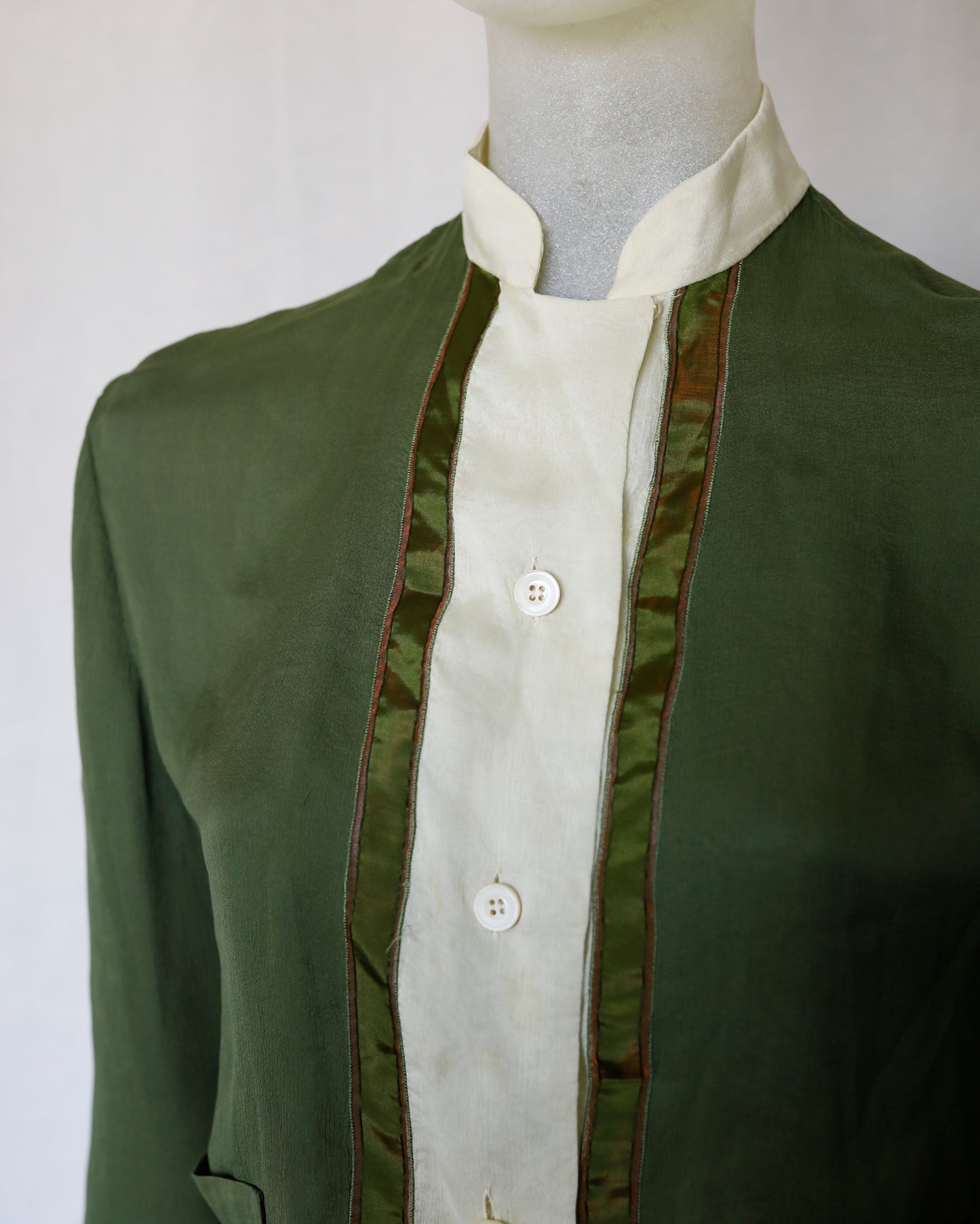 Prada Spring 1997 runway silk blouse