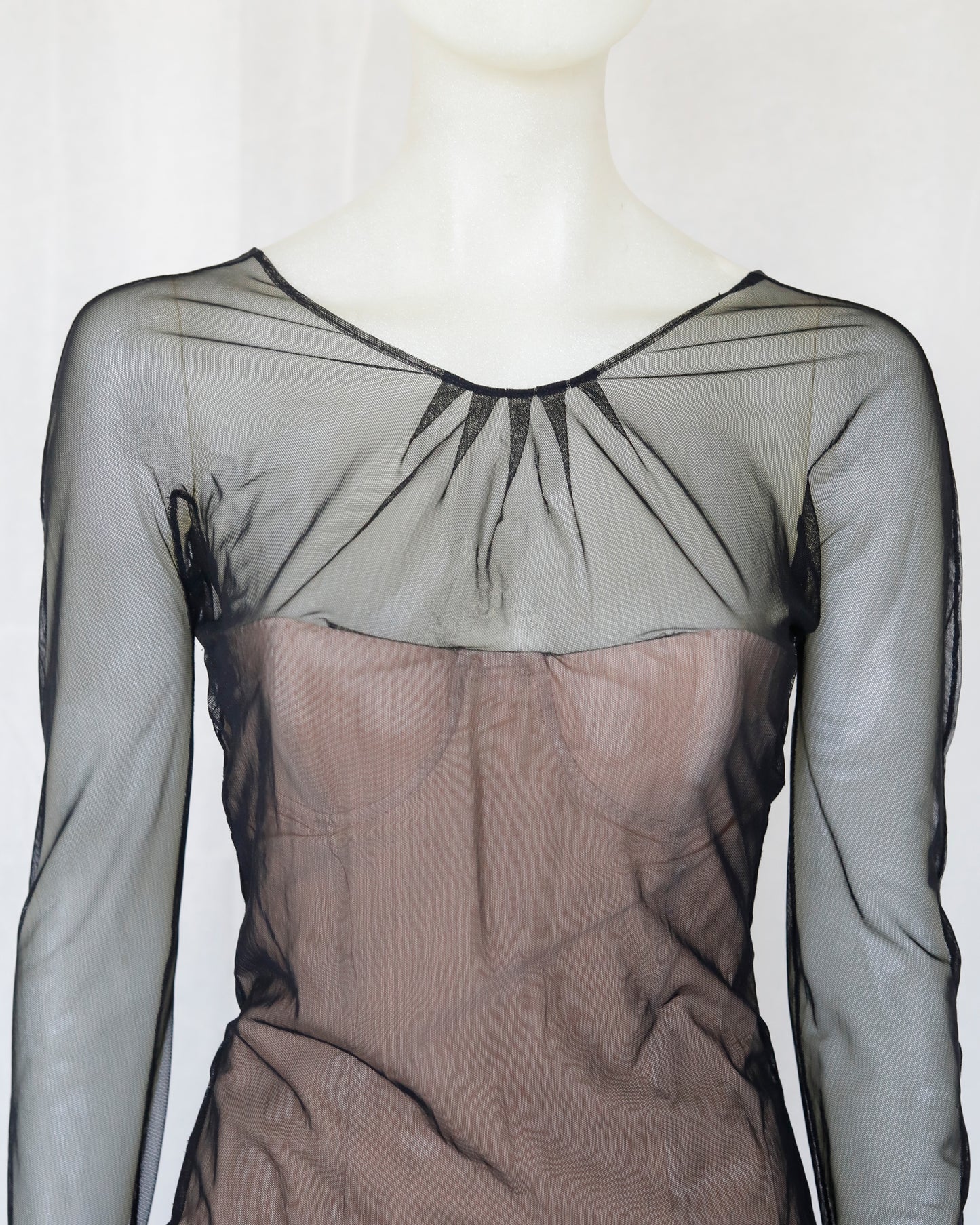 Gucci by Tom Ford Spring 2001 Kate Moss Runway  Bustier Corset Dress