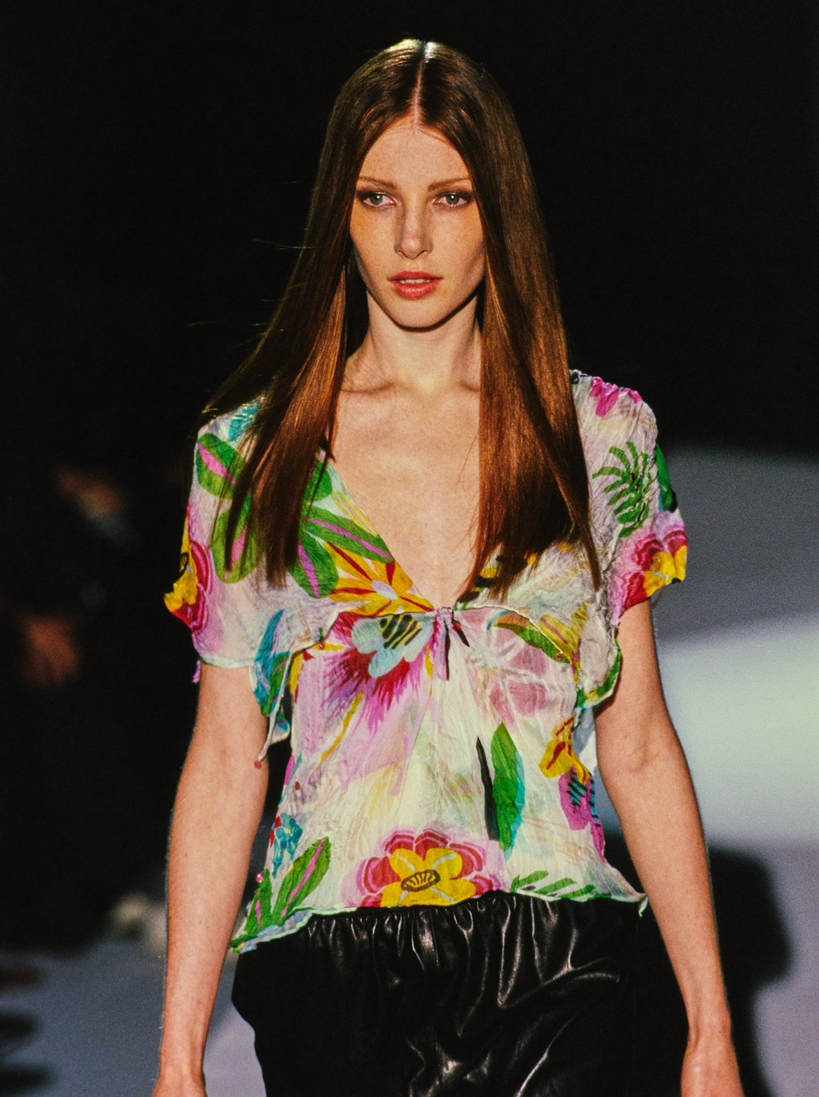 Gucci by Tom Ford Spring 1999 Silk Runway Top